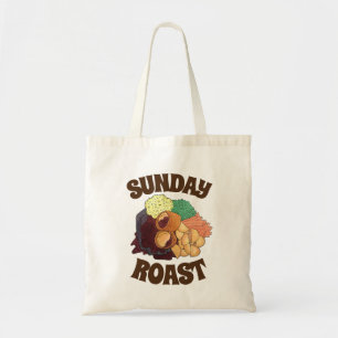 Yorkshire Pudding Sunday Roast UK British Food Tragetasche