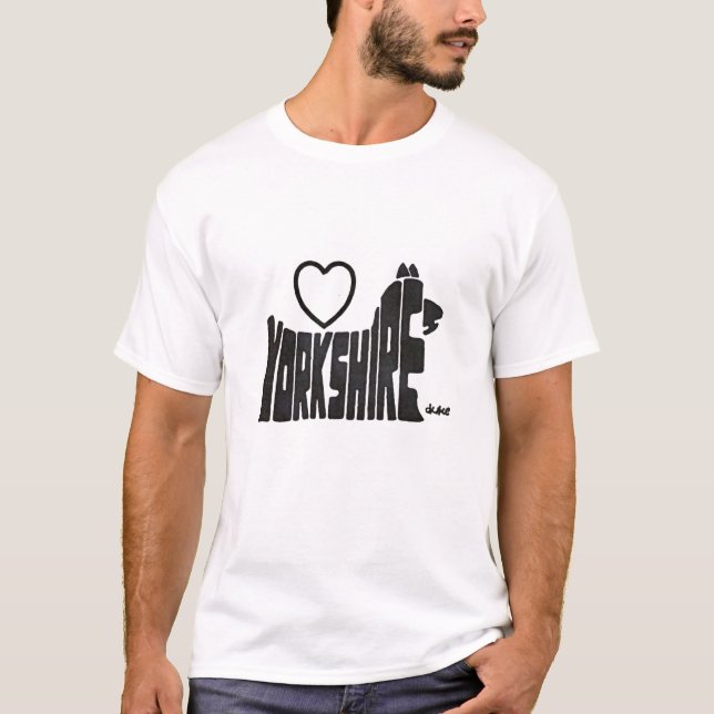 YORKSHIRE-SILHOUETTE T-Shirt (Vorderseite)