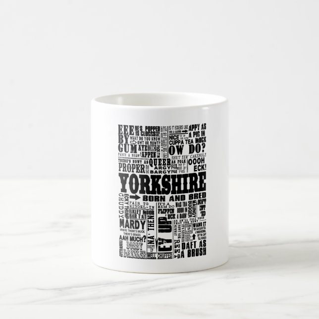 Yorkshire-Sprüche-Mug Kaffeetasse (Mittel)