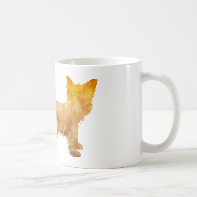 Yorkshire Terrier alias Yorkie Kaffeetasse (Rechts)