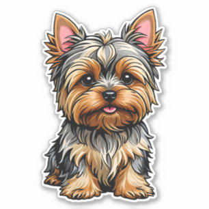 Yorkshire Terrier Aufkleber