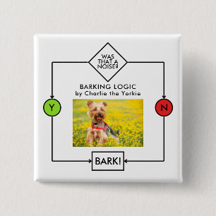 Yorkshire Terrier Barking Logic Individuelle Name Button