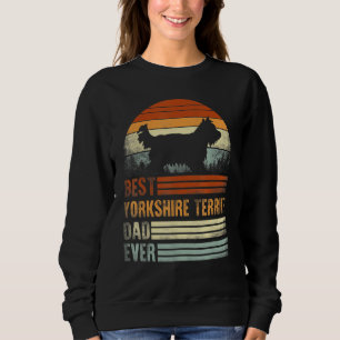 Yorkshire Terrier Bester Vater Aller Zeiten Hund V Sweatshirt
