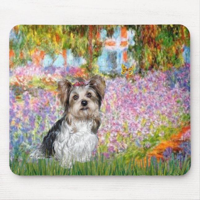Yorkshire Terrier (Biewer) - Garten Mousepad (Vorne)
