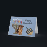 Yorkshire Terrier Chanukah Card Menorah Dreidel Feiertagskarte<br><div class="desc">Familie und Freunde während der Chanukah Saison zu erinnern ist eine wunderbare Möglichkeit, in Touch mit den Menschen behalten, die Sie Liebe und kümmern sich. Ich habe diese Chanukah-Karten mit Liebe und Sorgfalt erstellt, und ich bin sicher, jeder, der Lieben Hunde wird sich freuen, sie zu erhalten. Sie haben die...</div>