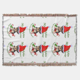 Yorkshire Terrier Christmas Decke