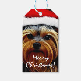 Yorkshire Terrier Christmas Geschenkanhänger