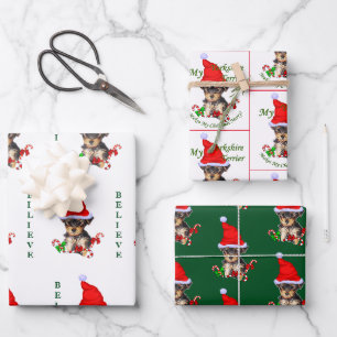 Yorkshire Terrier Christmas Geschenkpapier Set