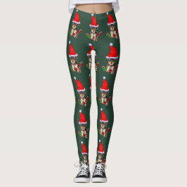 Yorkshire Terrier Christmas Leggings