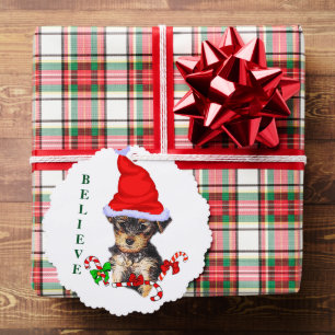 Yorkshire Terrier Christmas Ornament Karte