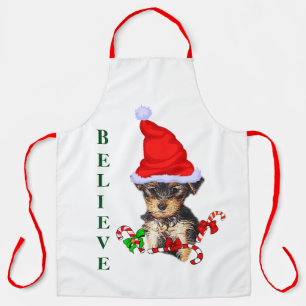 Yorkshire Terrier Christmas Schürze