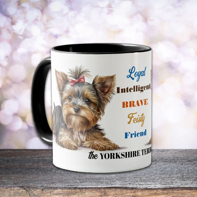Yorkshire Terrier Dog Loyal Friend Tasse (Von Creator hochgeladen)