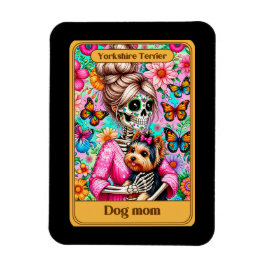 Yorkshire Terrier Dog Mama Tarot Card Magnet