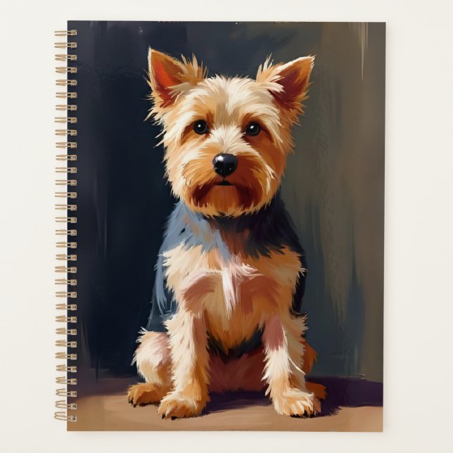 Yorkshire Terrier Dog Pet Painting Planer (Vorderseite)