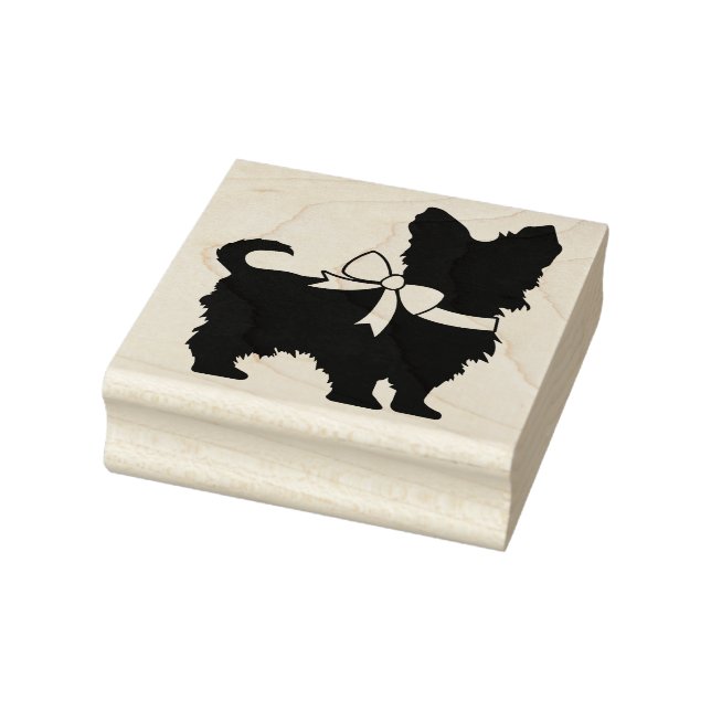 Yorkshire Terrier Dog Puppy Yorkie Gummistempel (Stempel)