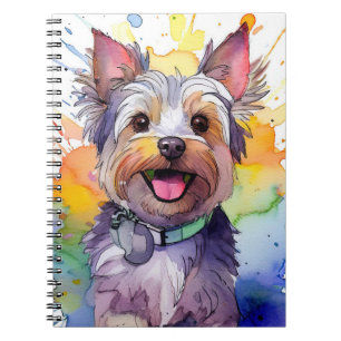 Yorkshire Terrier Dog Spiral Notebook Notizblock