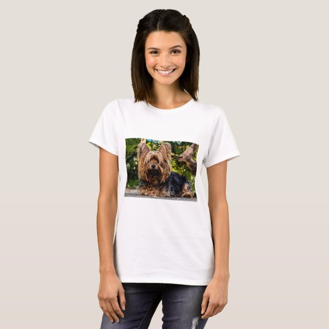 Yorkshire Terrier Dog T-Shirt (Vorne ganz)