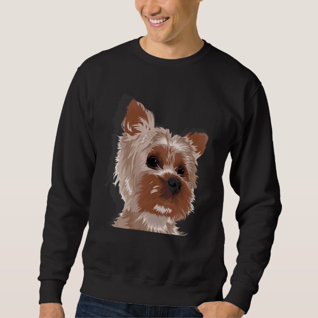 Yorkshire Terrier Dog Yorki Dog Organisator Sweatshirt (Vorderseite)
