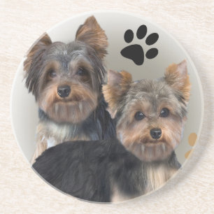 Yorkshire Terrier Double Trouble Untersetzer