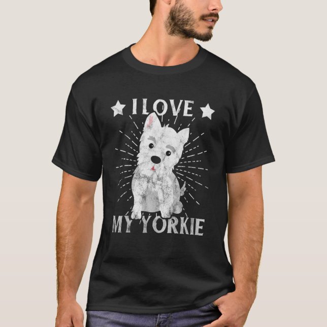 Yorkshire Terrier for Dog Yorkie Breeder T-Shirt (Vorderseite)