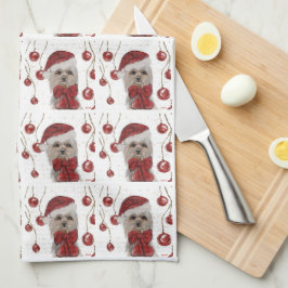 YORKSHIRE TERRIER  GESCHIRRTUCH