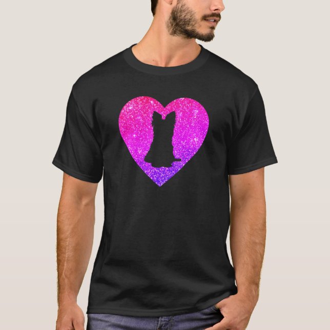 Yorkshire Terrier Girns and Women T-Shirt (Vorderseite)