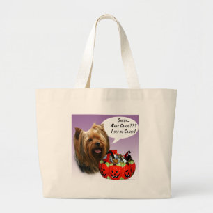 Yorkshire Terrier Halloween Candy Jumbo Stoffbeutel