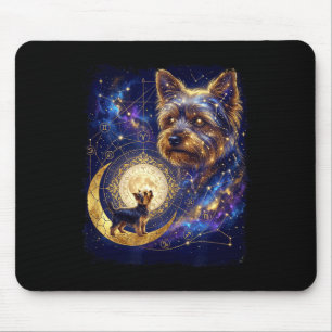 Yorkshire-Terrier-Heulen-zum-Mond-Meme 90er Mousepad