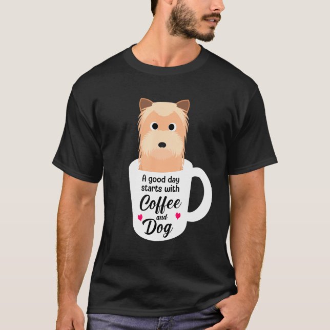 Yorkshire Terrier Humour Dog Coffee T-Shirt (Vorderseite)