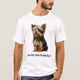 Yorkshire Terrier Hund Erstellen Sie Ihren Eigener T-Shirt