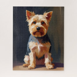 Yorkshire Terrier Hund Haustier Malerei