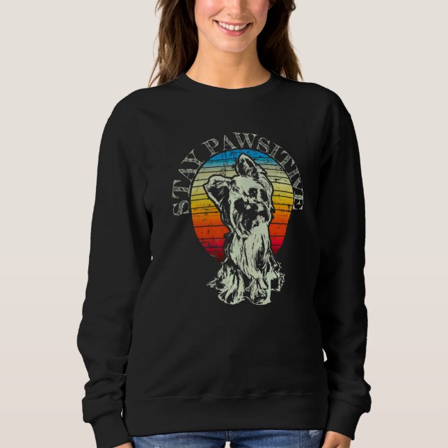 Yorkshire Terrier-Hunderasse  6 Sweatshirt (Vorderseite)