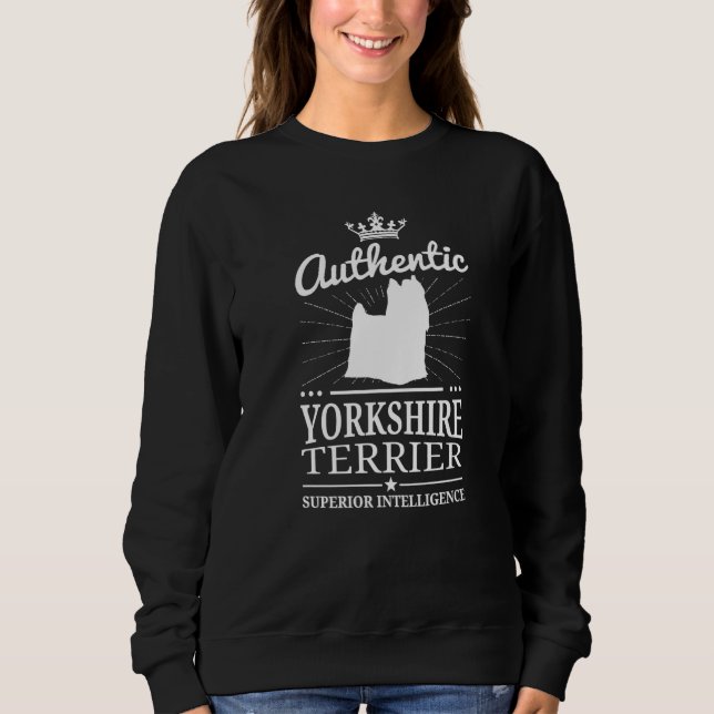 Yorkshire Terrier Hunderasse  75 Sweatshirt (Vorderseite)