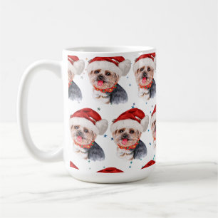 Yorkshire Terrier Hunderasse Weihnachtssterne Kaffeetasse