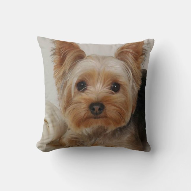 Yorkshire Terrier Kissen (Vorderseite)