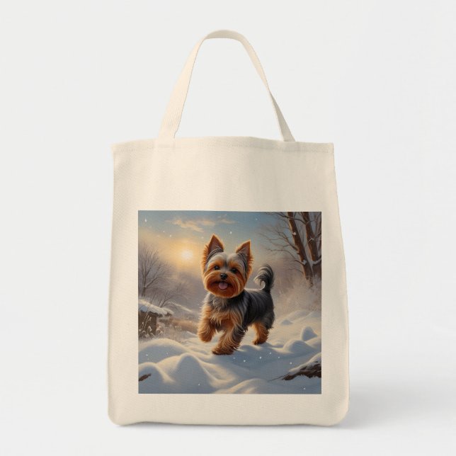 Yorkshire Terrier Lebensmittelgeschäft Tasche, Yor Tragetasche (Vorne)