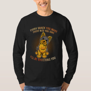 Yorkshire Terrier Meme Jeden Snack werde ich beo T-Shirt