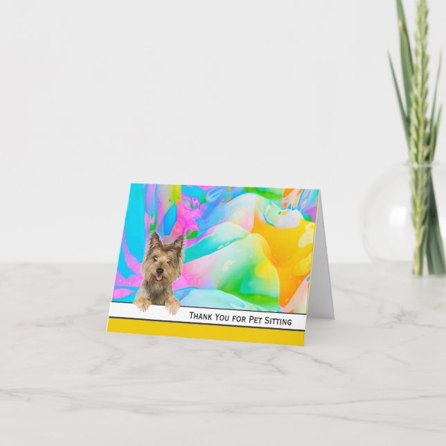 Yorkshire Terrier Merci pour animaux domestiques (Devant)