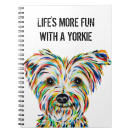 Yorkshire Terrier Notebook 6,5" x 8,75" Notizblock