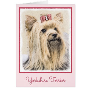 Yorkshire Terrier Painting - Niedliche Original Do