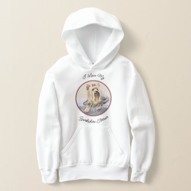 Yorkshire Terrier Painting - Niedliche Original Do Hoodie (Ablage )