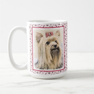 Yorkshire Terrier Painting - Niedliche Original Do Kaffeetasse