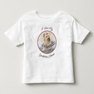 Yorkshire Terrier Painting - Niedliche Original Do Kleinkind T-shirt