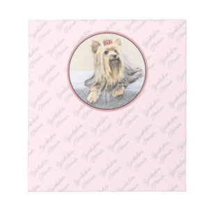 Yorkshire Terrier Painting - Niedliche Original Do Notizblock