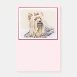 Yorkshire Terrier Painting - Niedliche Original Do Post-it Klebezettel