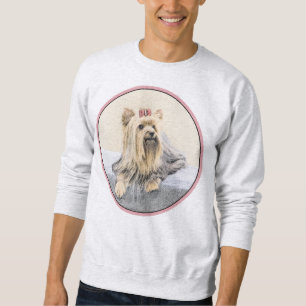 Yorkshire Terrier Painting - Niedliche Original Do Sweatshirt