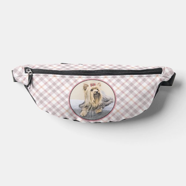 Yorkshire Terrier Painting Niedliche Original Dog  Bauchtasche (Ablage )