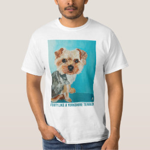 Yorkshire Terrier Painting von Alfred Fox T-Shirt