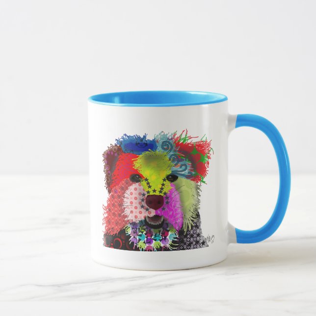 Yorkshire Terrier - Patchwork Tasse (Rechts)