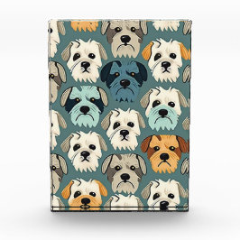 Yorkshire Terrier Pattern Fotoblock
